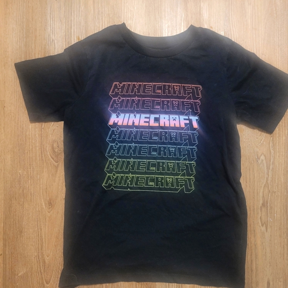 Boys MINECRAFT T-Shirt sz 14